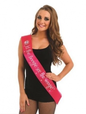 Take Me Out Sash (Let The Boogie See The Woogie) RRP 3.40 CLEARANCE XL 0.29 or 5 for 1.00